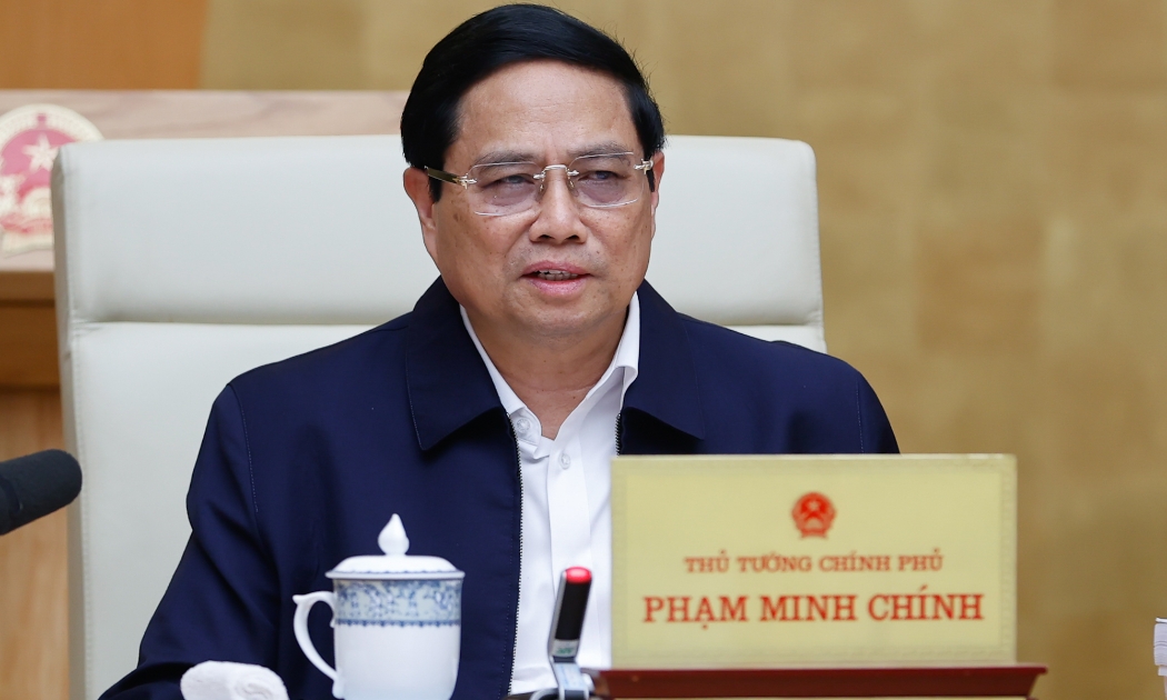 Thủ tướng phát biểu tại phiên họp - Ảnh: VGP