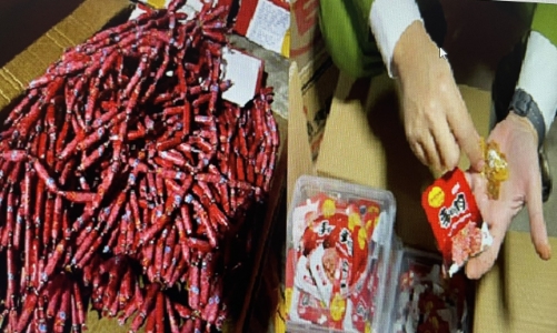 Cận Tết, thực phẩm bẩn ồ ạt nhập lậu