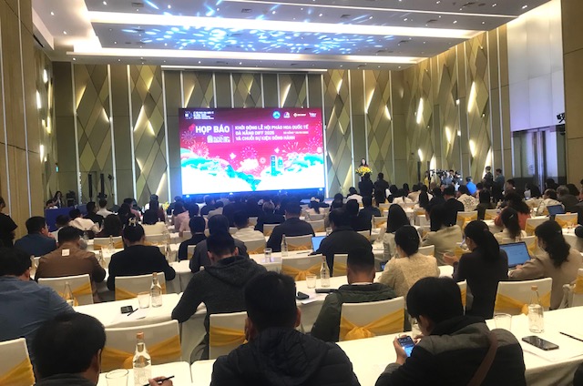 Quang cảnh họp báo Lễ hội DIFF 2025. Ảnh Ngô Anh Văn