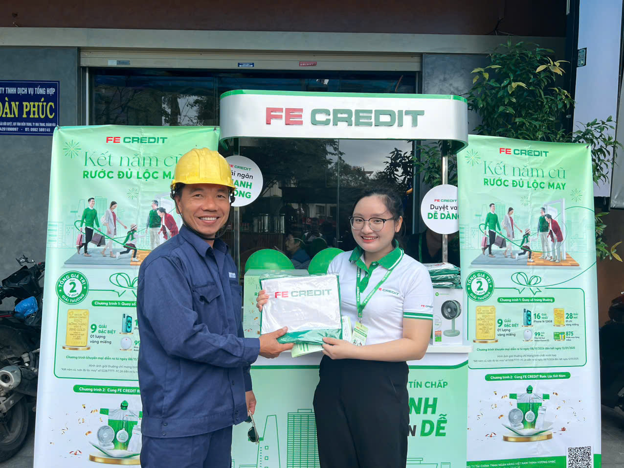Chương trình kéo dài đến hết 12/1/2025, khách hàng hãy theo dõi website của FE Credit để cập nhật địa điểm và thời gian tổ chức. Ảnh: FE Credit.