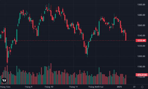 Bán mạnh tay, VN-Index mất ngưỡng 1240 điểm