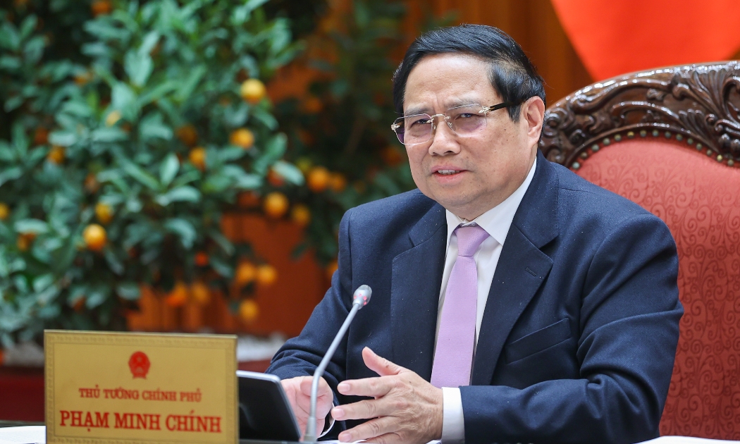 Thủ tướng phát biểu tại phiên họp - Ảnh: VGP