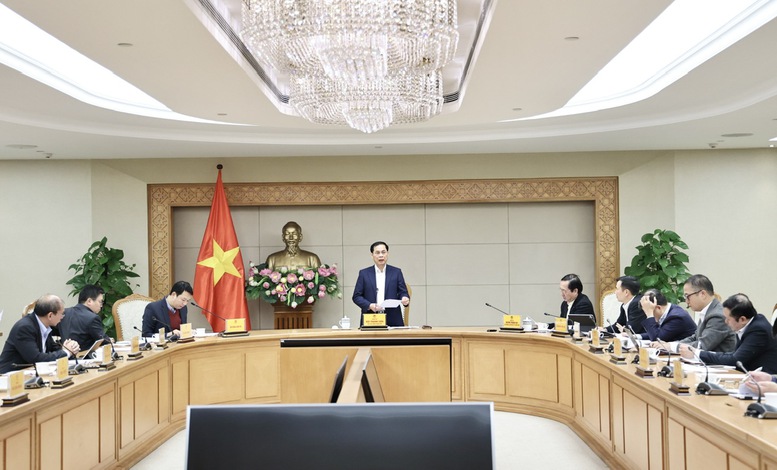 Phó Thủ tướng Bùi Thanh Sơn chủ trì cuộc họp lần thứ 2 Ban chỉ đạo. Ảnh: VGP.