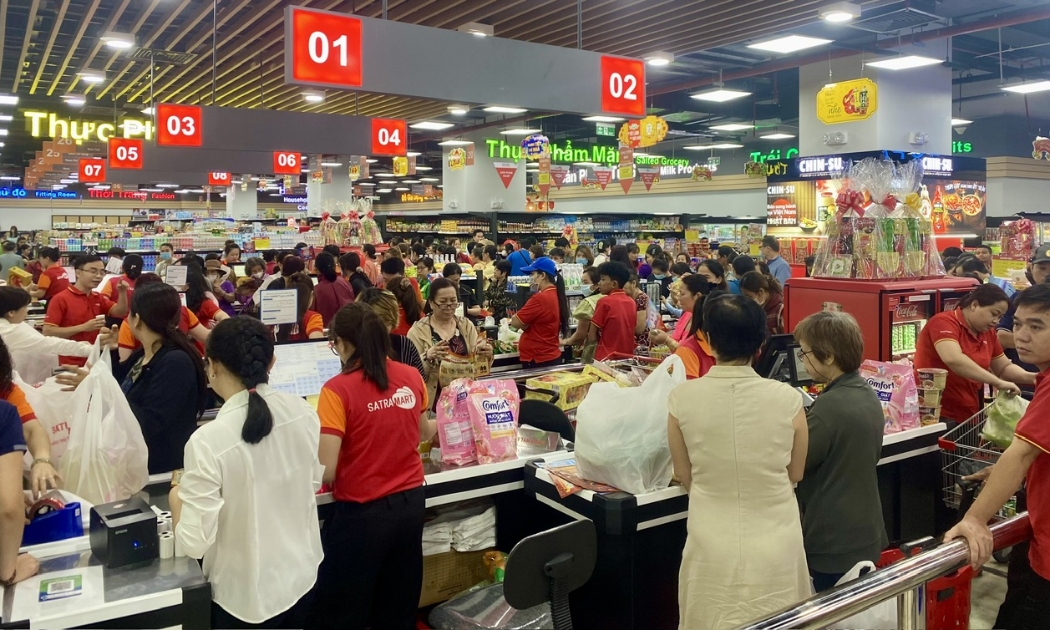 Sức mua của người dân tăng cao trong dịp Tết Nguyên đán - Ảnh minh họa. 