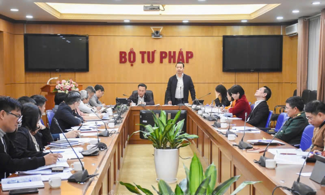 Quang cảnh phiên họp. Ảnh: MOJ.