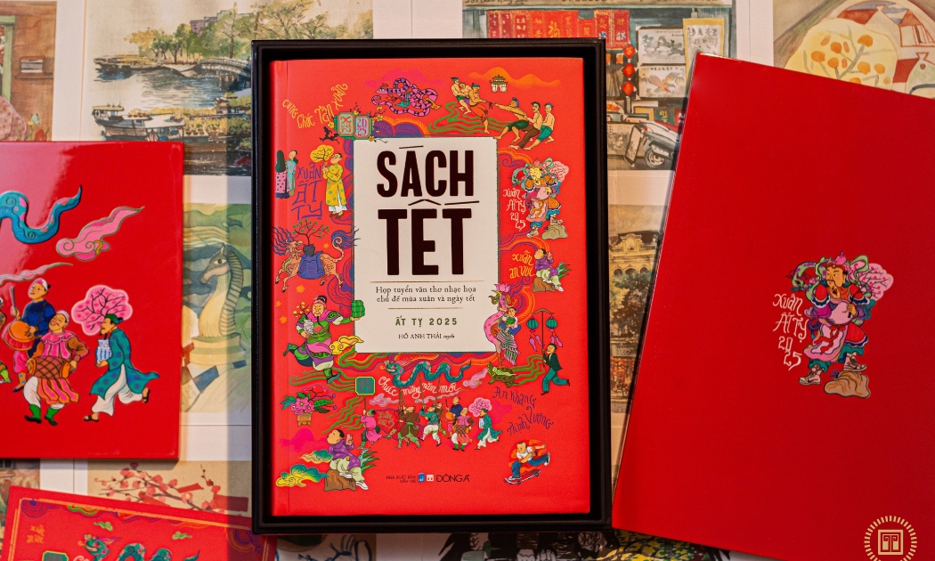 Ấn bản giới hạn sách Tết Ất Tỵ 2025. Ảnh: Đông A Books