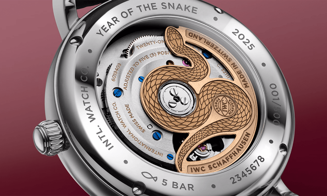 Mẫu đồng hồ IWC Portofino Automatic Moon Phase 37 ‘Snake’ .