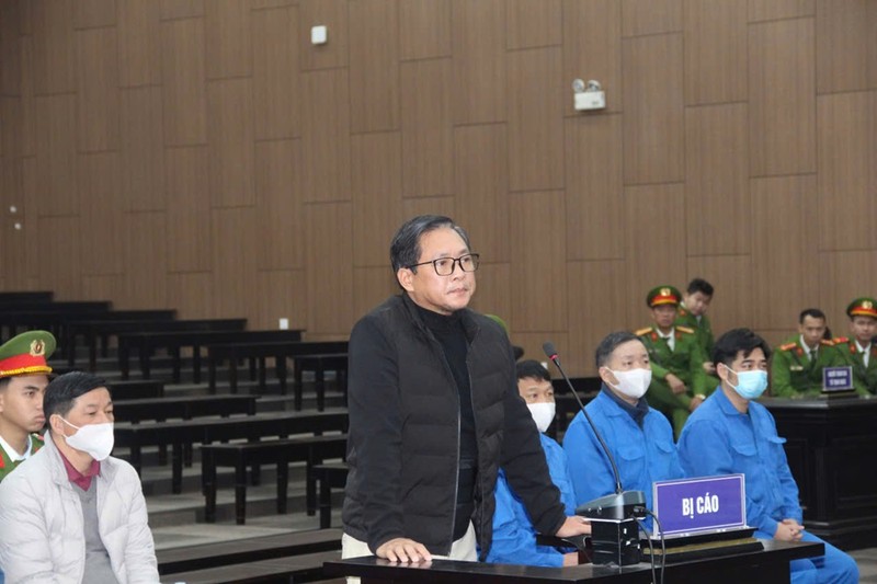 Bị cáo Trí tại tòa.