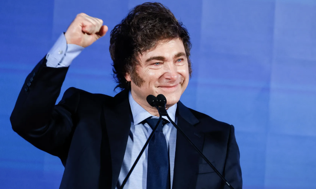 Tổng thống Argentina Javier Milei - Ảnh: Bloomberg.