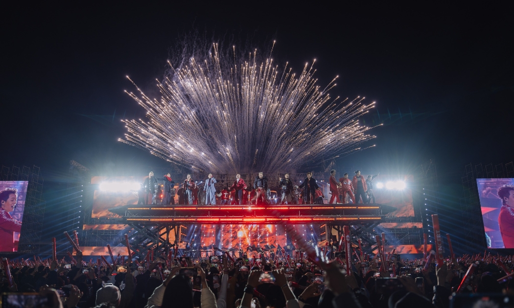 Concert Anh trai vượt ngàn chông gai diễn ra tại Hà Nội tháng 12 vừa qua.