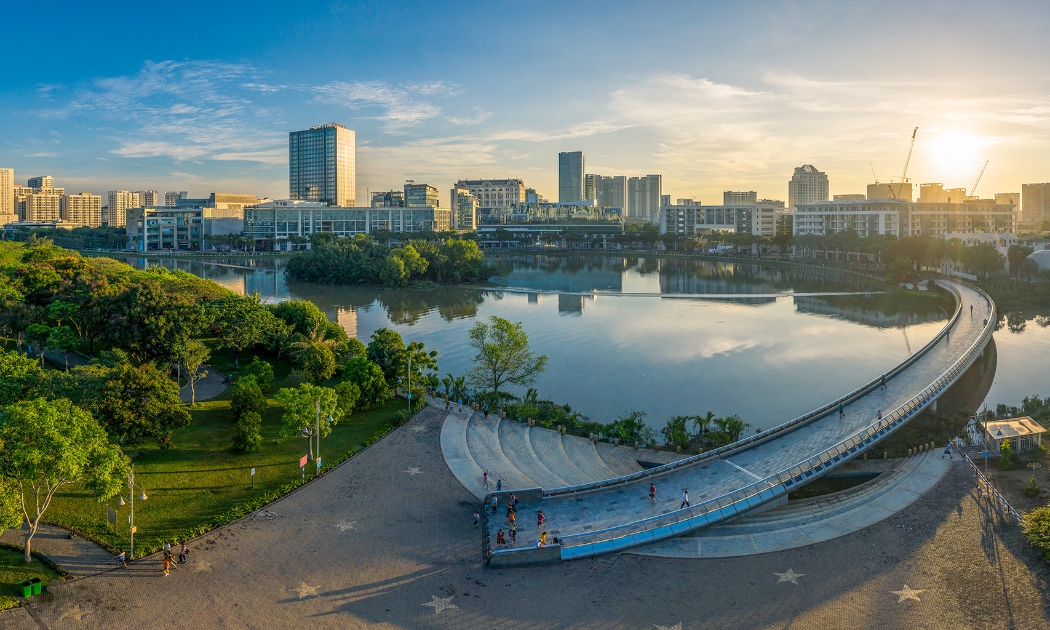 Ảnh một góc khu đô thị Phú Mỹ Hưng - Ảnh minh họa.