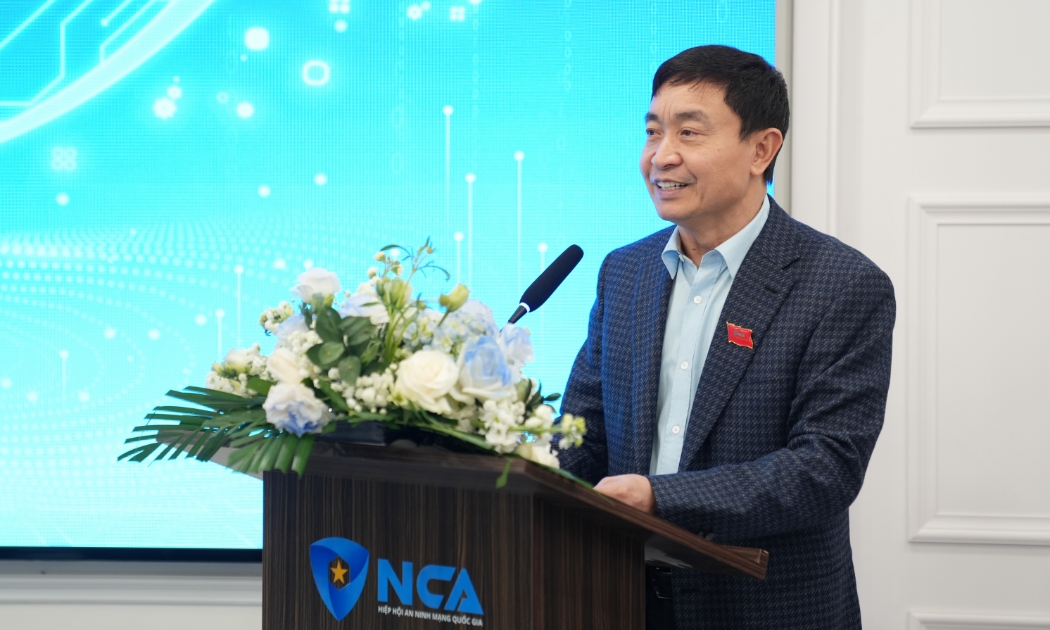 Trung tướng Nguyễn Minh Chính - Cục trưởng Cục An ninh mạng và phòng, chống tội phạm sử dụng công nghệ cao - Bộ Công an, Phó Chủ tịch Thường trực Hiệp hội đã công bố quyết định thành lập Liên minh ứng phó, khắc phục sự cố An ninh mạng quốc gia.