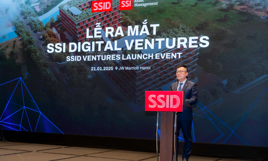 Ông Nguyễn Duy Hưng, Chủ tịch HĐQT CTCP Chứng khoán SSI chia sẻ tại buổi ra mắt SSI Digital Ventures.