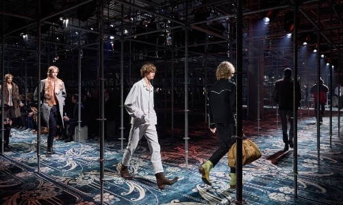 BST Prada nam giới Thu – Đông 2025: Sáng tạo từ bản năng