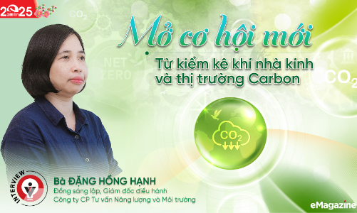 Mở cơ hội mới từ kiểm kê khí nhà kính và thị trường carbon