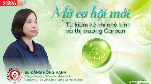 Mở cơ hội mới từ kiểm kê khí nhà kính và thị trường carbon