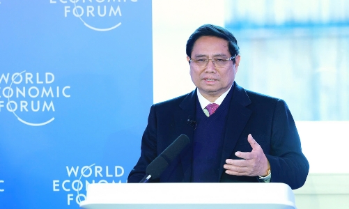 Thủ tướng chia sẻ giải pháp giải phóng tiềm năng tăng trưởng quốc gia tại WEF Davos 2025
