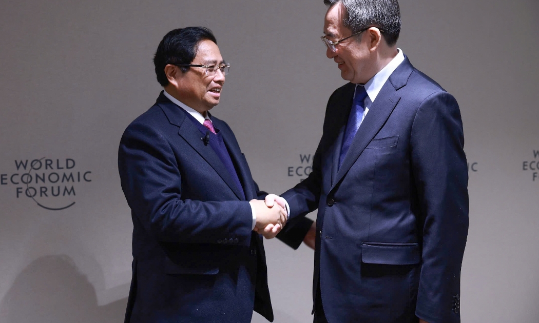 Thủ tướng Phạm Minh Chính tiếp Phó Thủ tướng Thường trực Quốc vụ viện Trung Quốc Đinh Tiết Tường - Ảnh: VGP