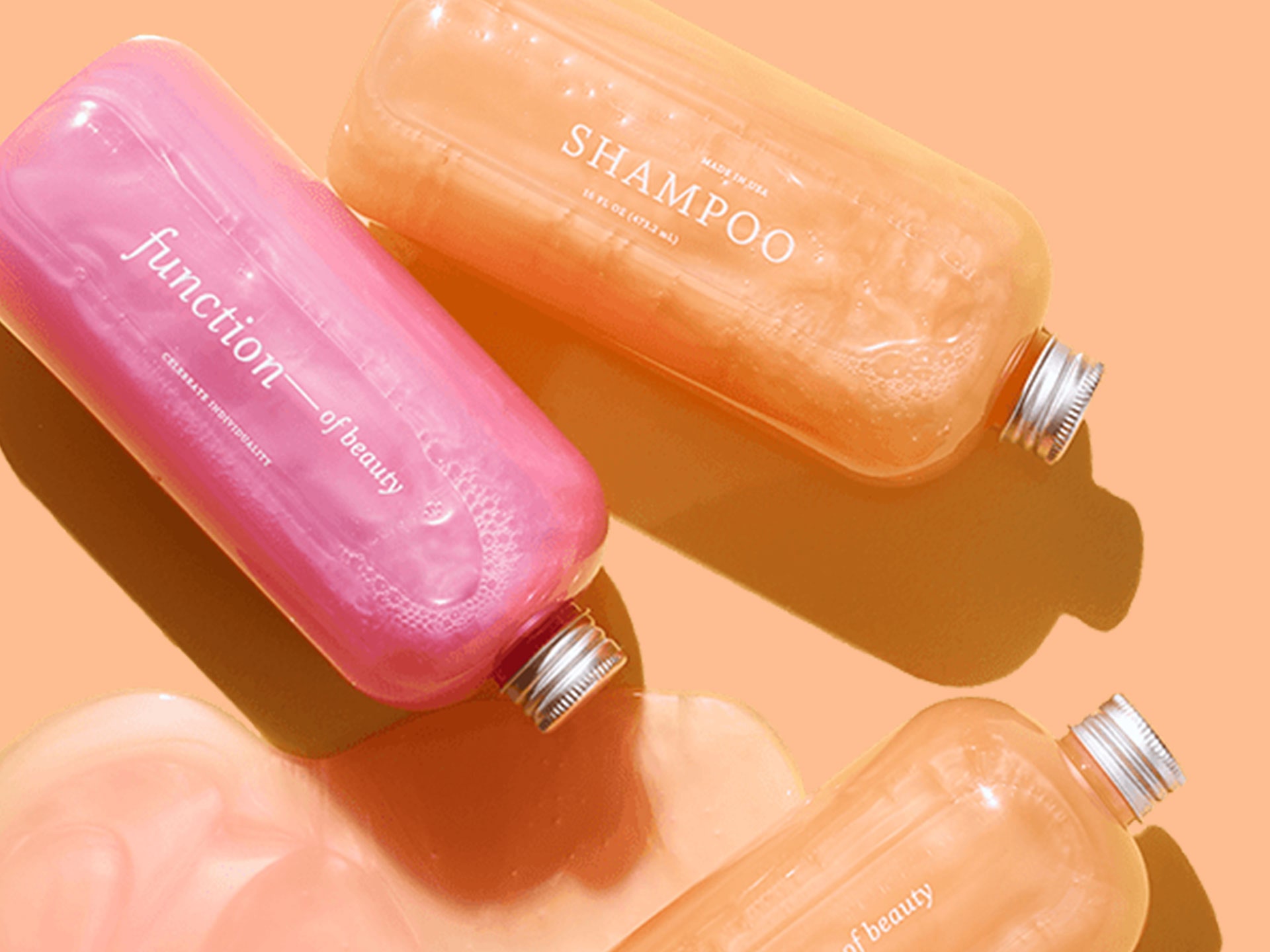 Thương hiệu chăm sóc tóc Function of Beauty cung cấp dầu gội và dầu xả tùy chỉnh theo nhu cầu của từng khách hàng.