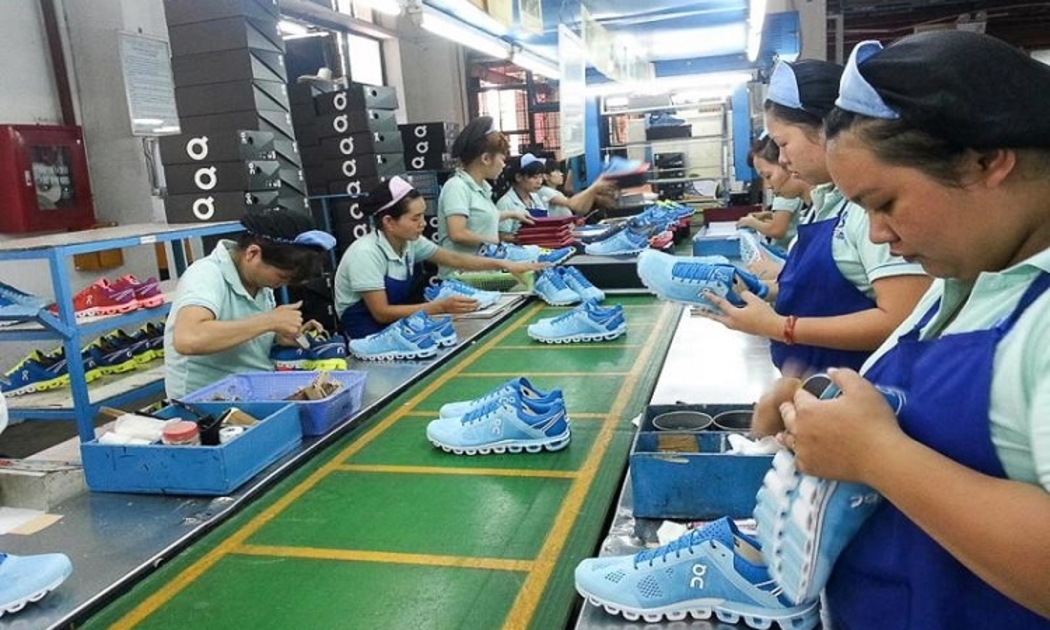 Giày thể thao là mặt hàng xuất khẩu thế mạnh của Việt Nam.