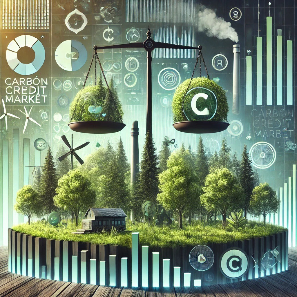 Việt Nam sẽ chính thức vận hành thị trường tín chỉ carbon vào năm 2029 - Hình minh họa do AI thực hiện.