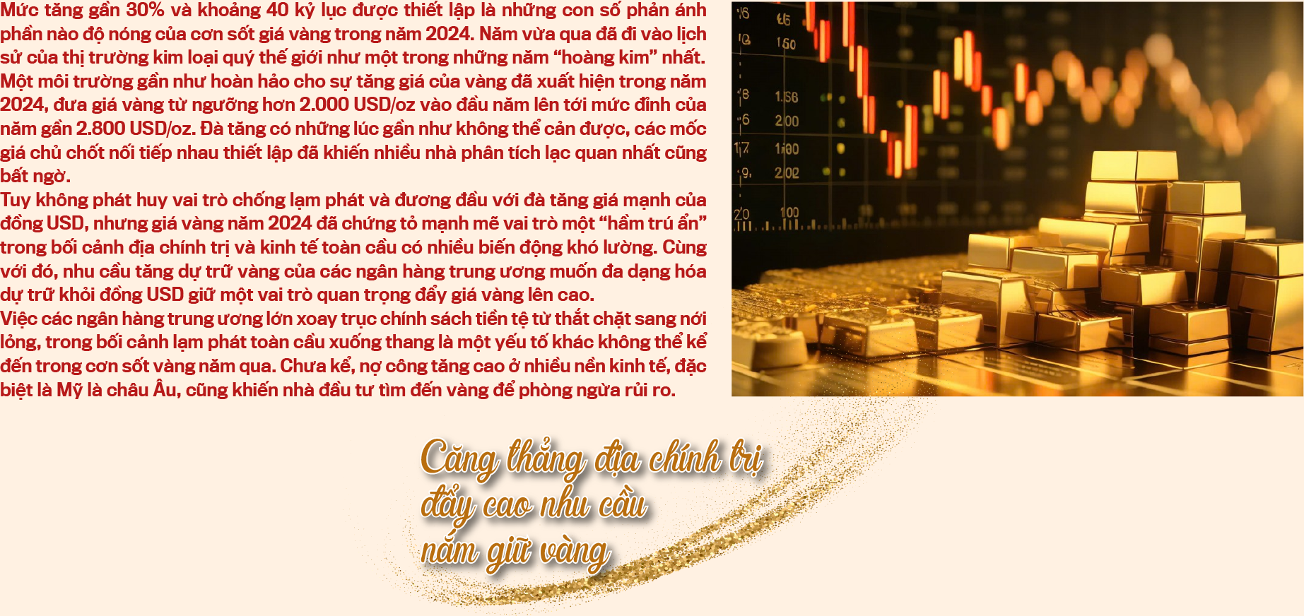 4 yếu tố “tiếp lửa” cho cơn sốt vàng năm 2024 - Ảnh 2