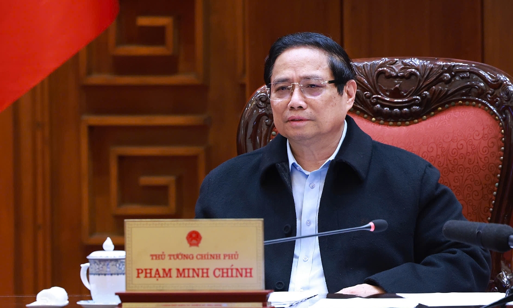 Thủ tướng phát biểu tại phiên họp - Ảnh: VGP