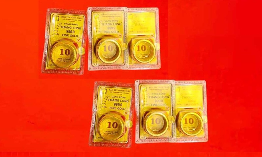Giá vàng trong nước giảm tới 1,6 triệu đồng/lượng phiên 12/2.