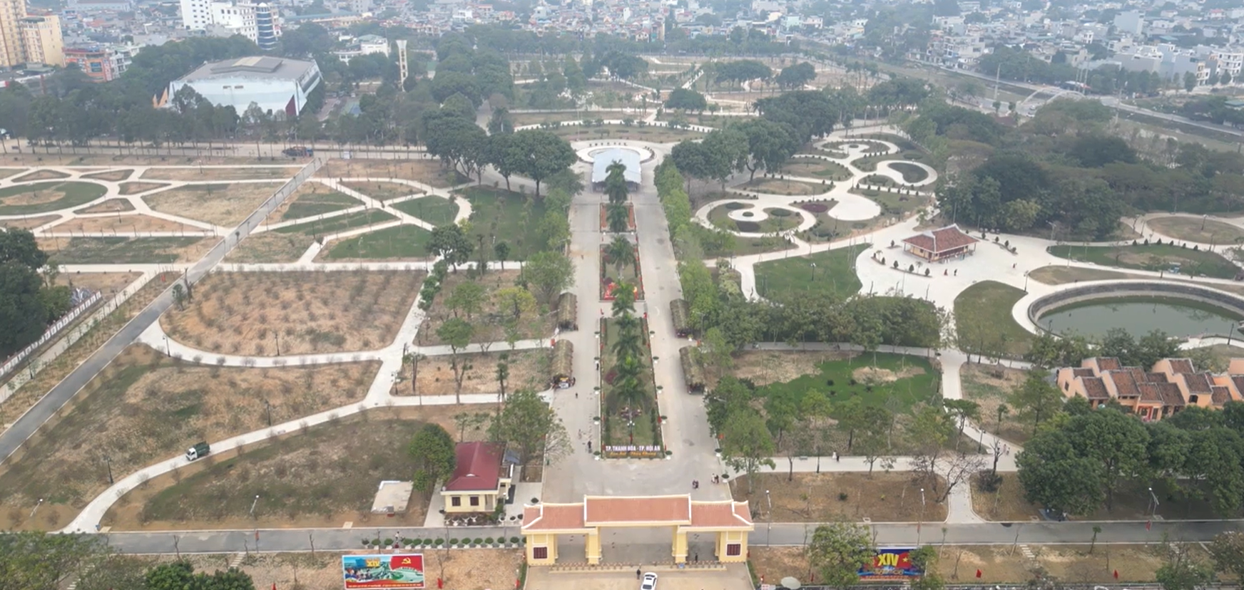 Công viên Hội An hiện nay là công viên lớn nhất tỉnh Thanh Hóa