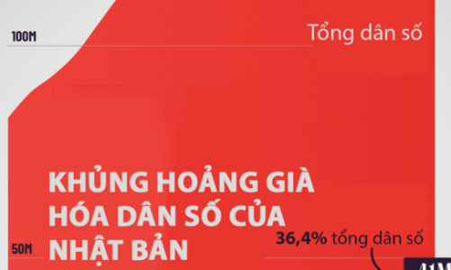 Khủng hoảng già hóa dân số của Nhật Bản qua một biểu đồ