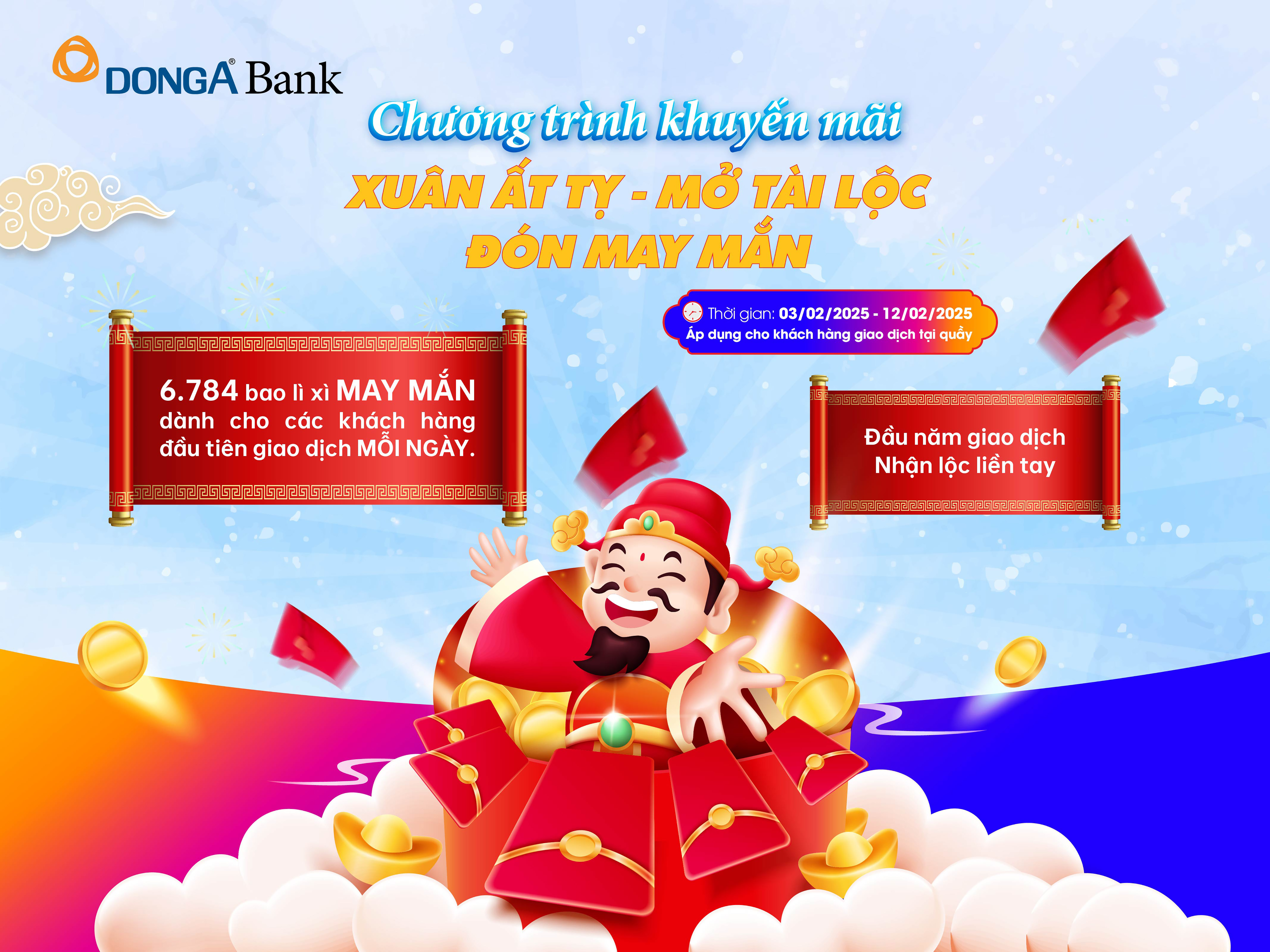 Xuân đến nhà, Lộc đến tay - Giao dịch ngay cùng DongA Bank - Ảnh 1