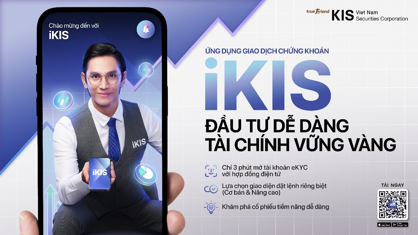 Đầu tư chứng toán dễ dàng, thuận tiện với ứng dụng iKIS.