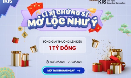 Chứng khoán KIS: “Lì xì chứng sĩ - Mở lộc như ý”