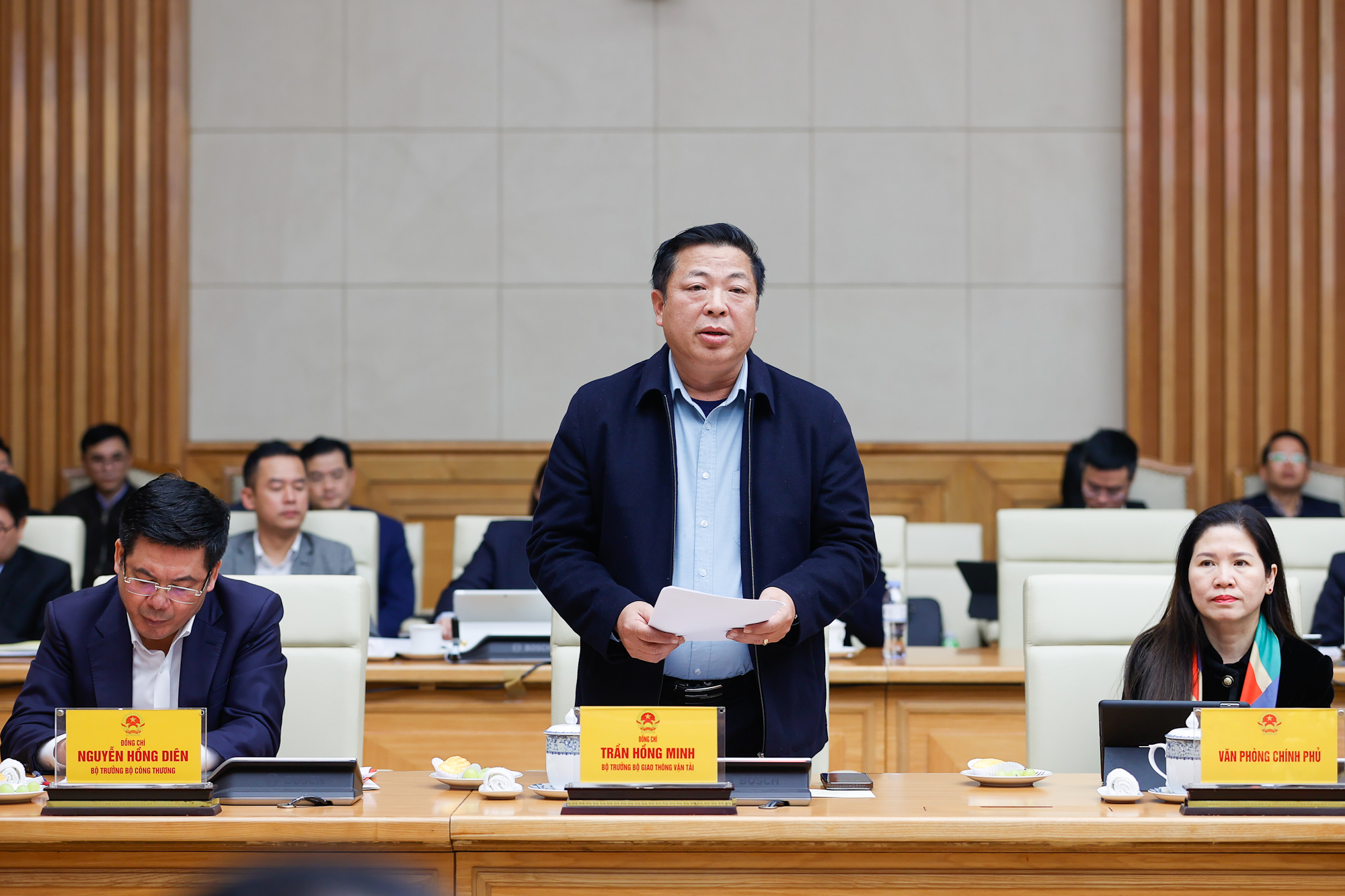 Bộ trưởng Trần Hồng Minh: 