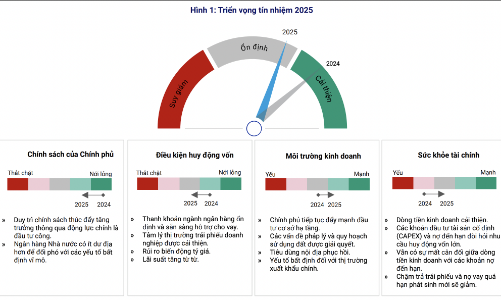Khả năng vay và trả nợ của các doanh nghiệp ổn định trong năm 2025, song rủi ro vẫn còn ở nhóm bất động sản