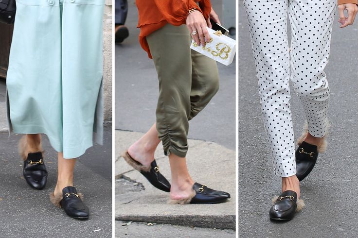 Đôi loafer lông thú đã trở thành một dấu ấn đặc biệt của Gucci.