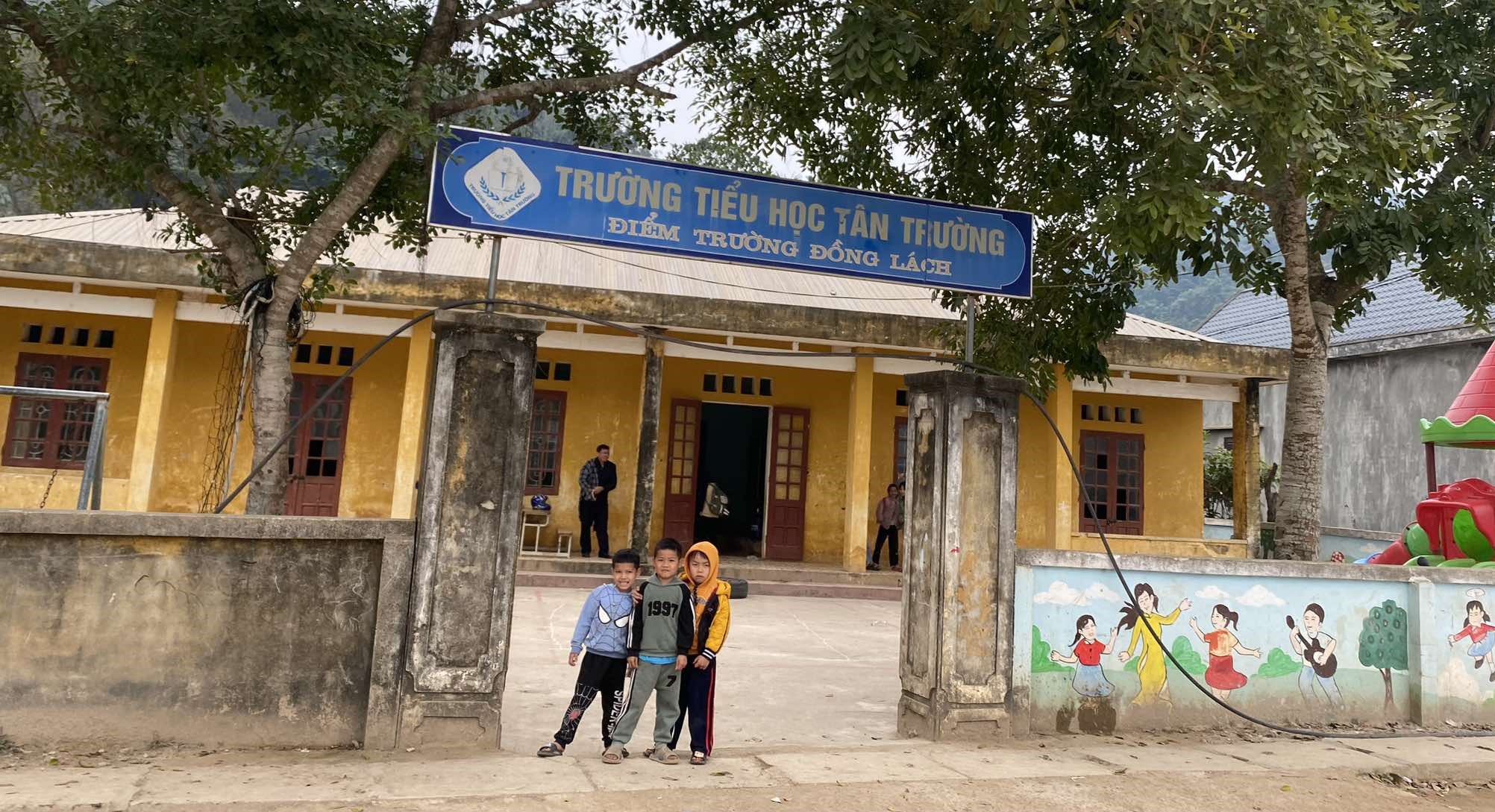 Điểm trường tại bản Đồng Lách