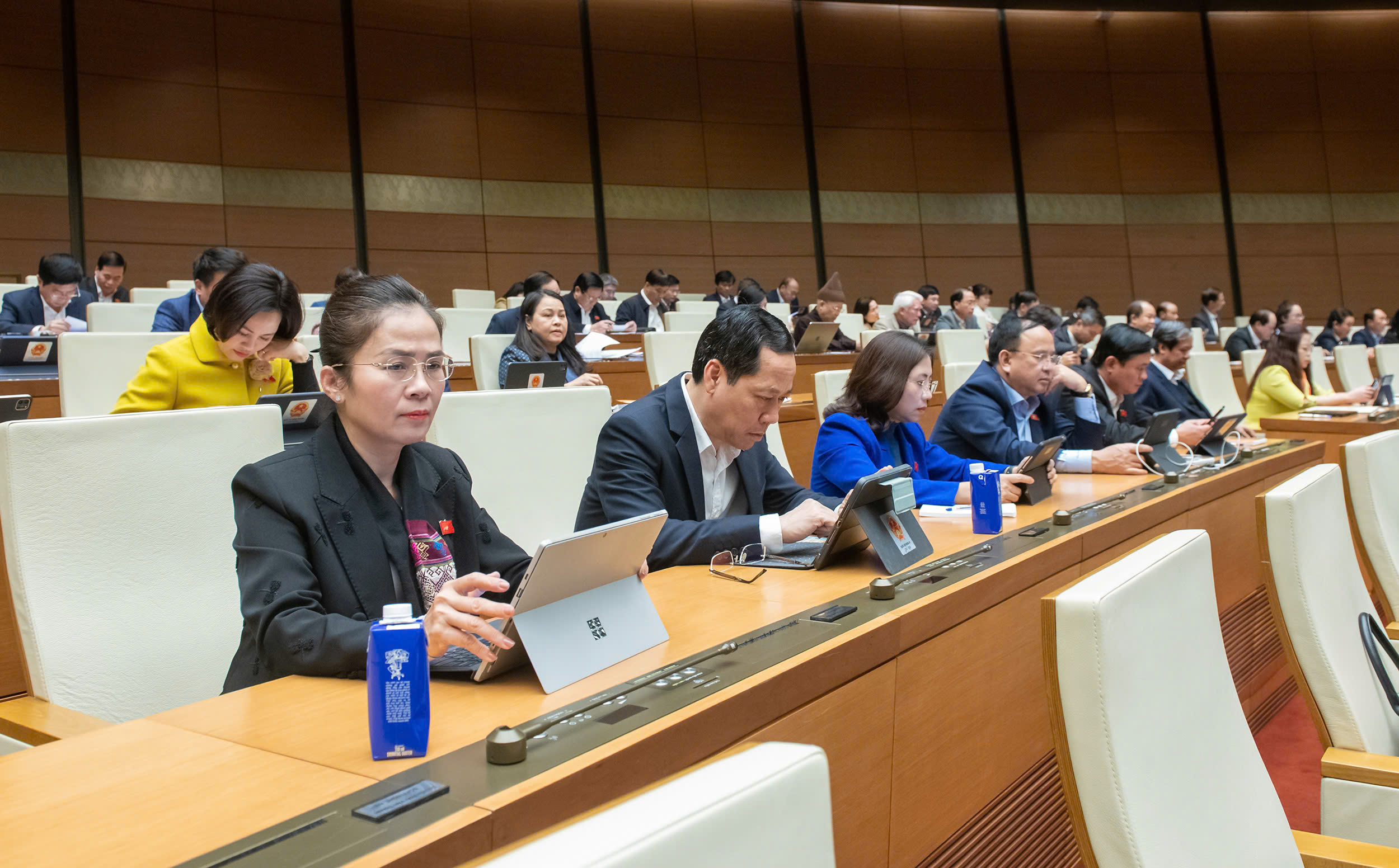 C&aacute;c đại biểu Quốc hội dự phi&ecirc;n họp - Ảnh: Quochoi.vn