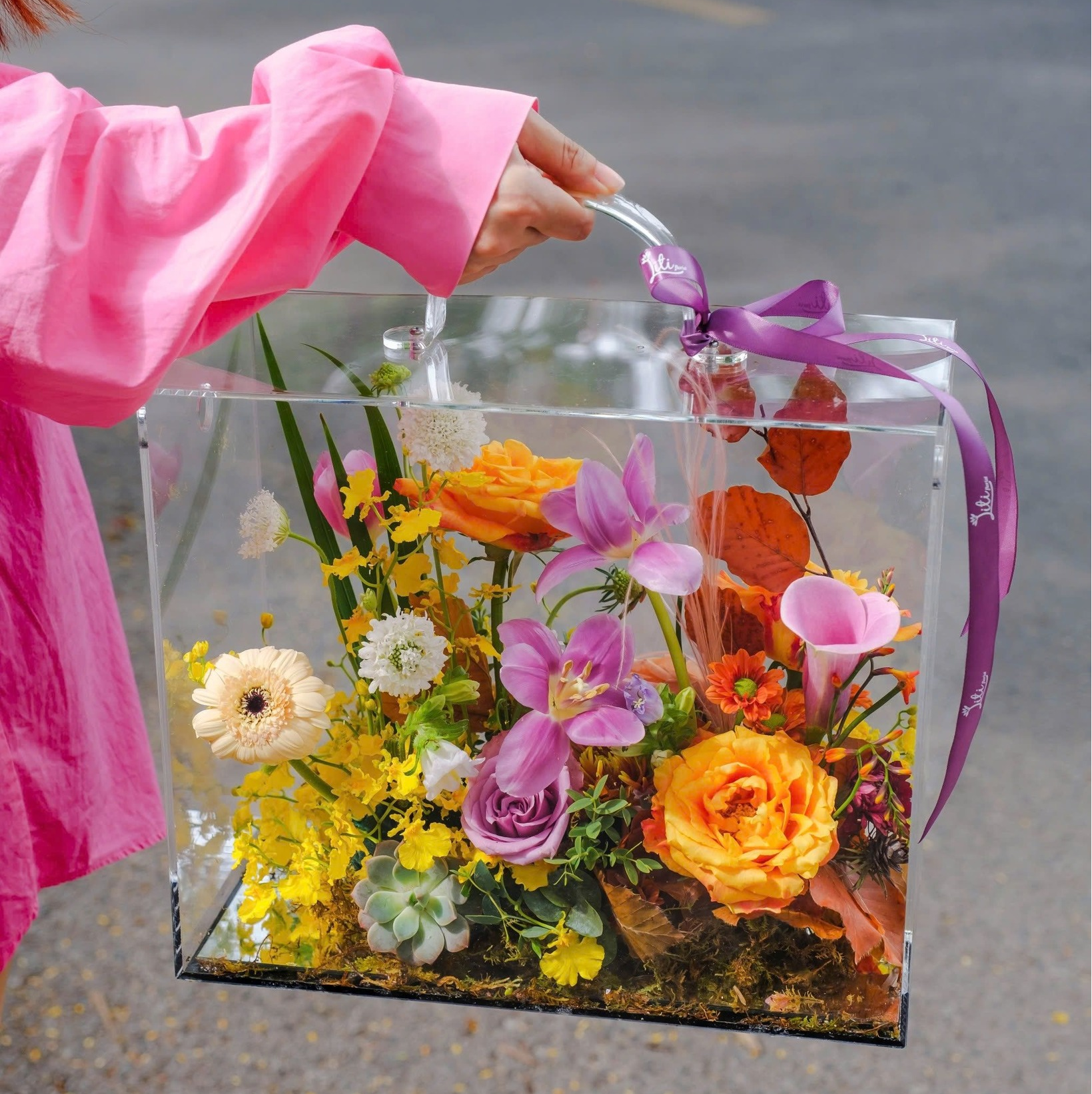 Một mẫu hoa tươi cho Lễ tính nhân năm nay của Liti Florist.