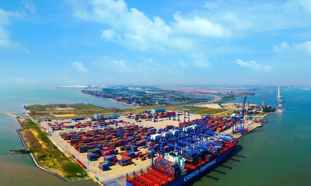 Hết quý I năm 2025, lượng hàng hoá thông qua cảng của Hải Phòng đạt hơn 38,45 triệu tấn.