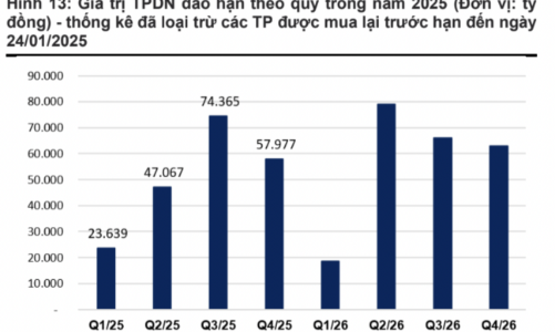 Năm 2025, trái phiếu doanh nghiệp đáo hạn 203 nghìn tỷ đồng, tập trung vào nhóm bất động sản