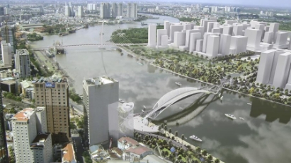 HCMC to begin building $40 mln pedestrian bridge over Saigon River