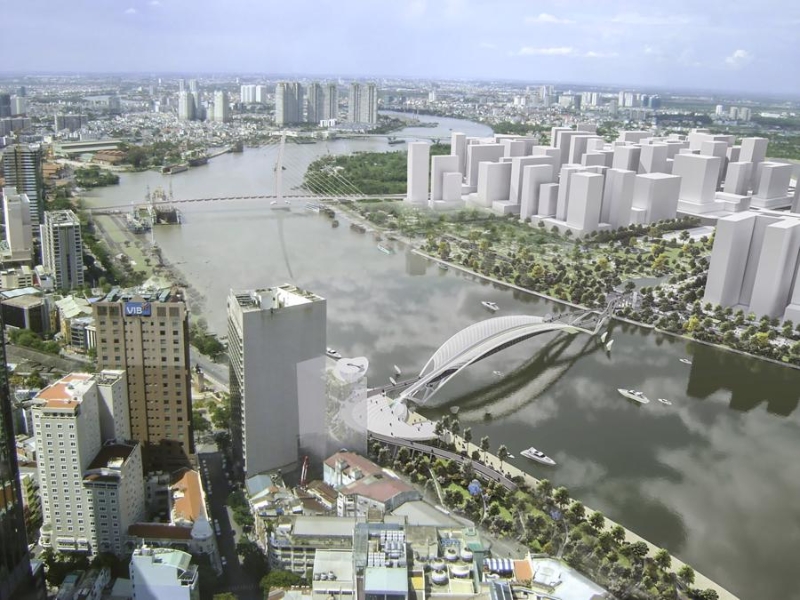 HCMC to begin building $40 mln pedestrian bridge over Saigon River