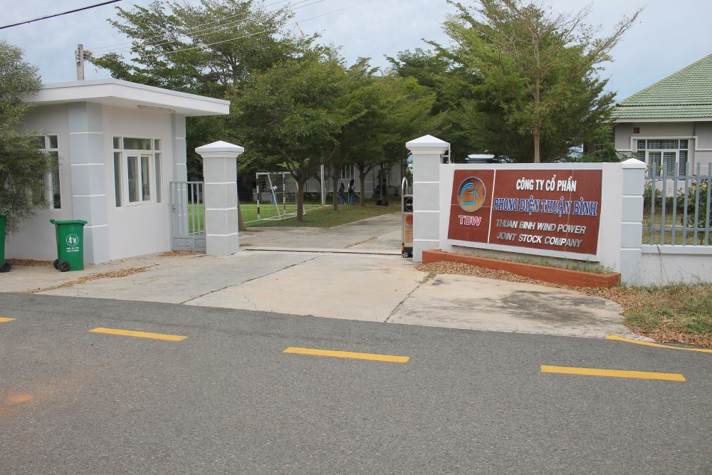 Công ty Cổ phần Phong điện Thuận Bình. Ảnh Chu Khôi