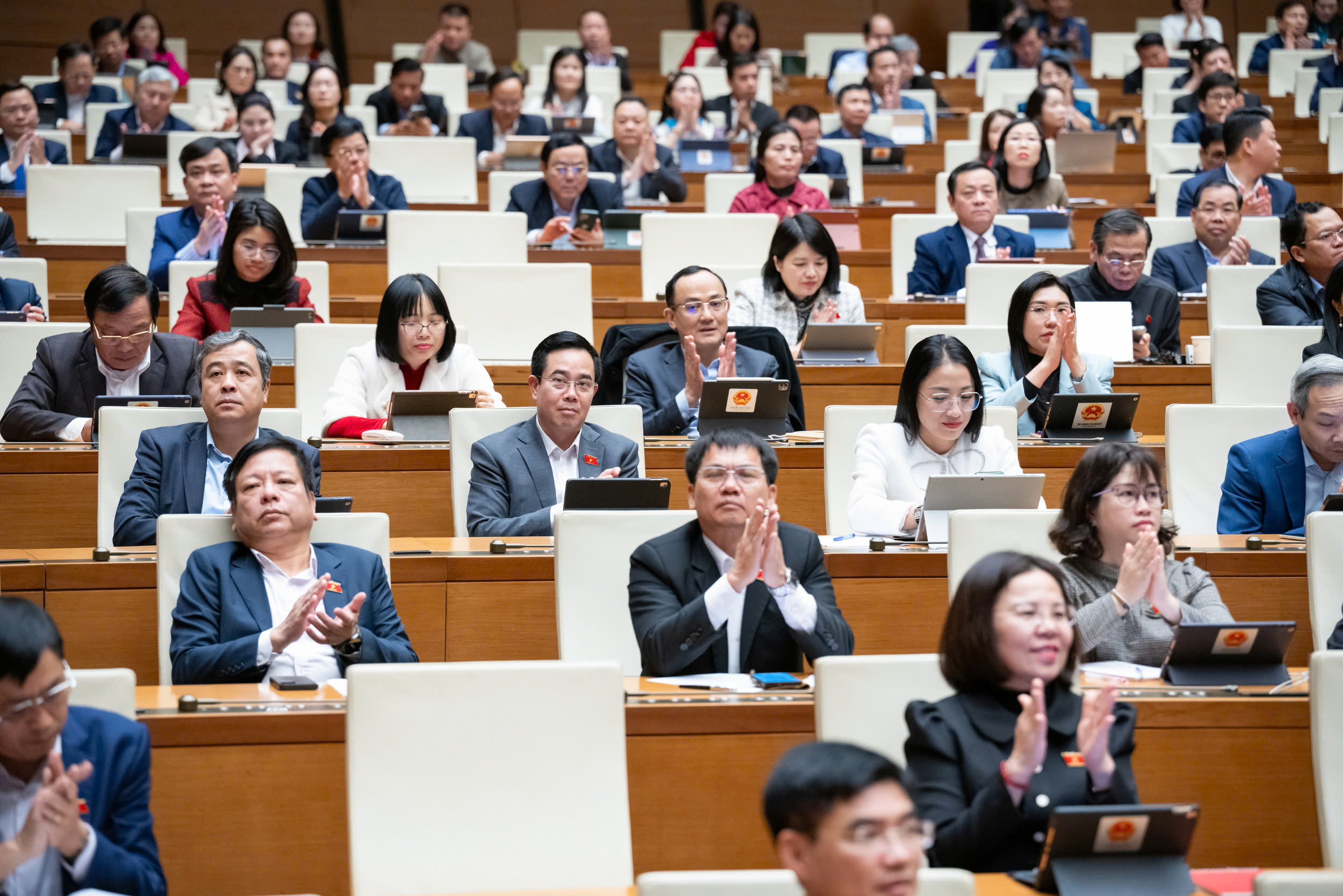 Các đại biểu Quốc hội dự phiên họp - Ảnh: Quochoi.vn