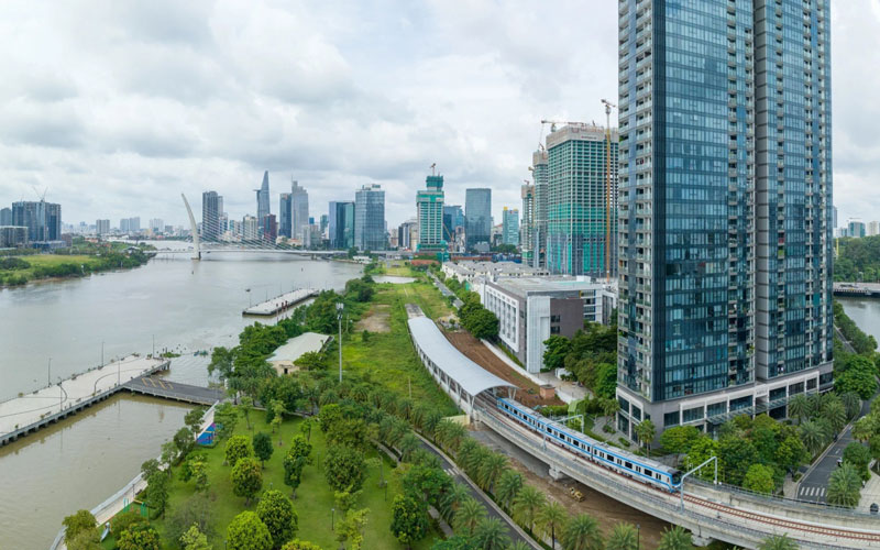 TP.HCM vươn lên thành đầu tàu kinh tế xanh và kinh tế số. Ảnh: Minh Quân