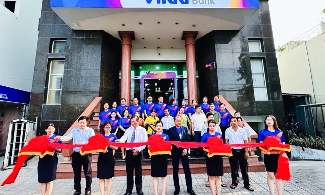 Lễ khai trương Ngân hàng Số Vikki tại Chi nhánh An Giang.