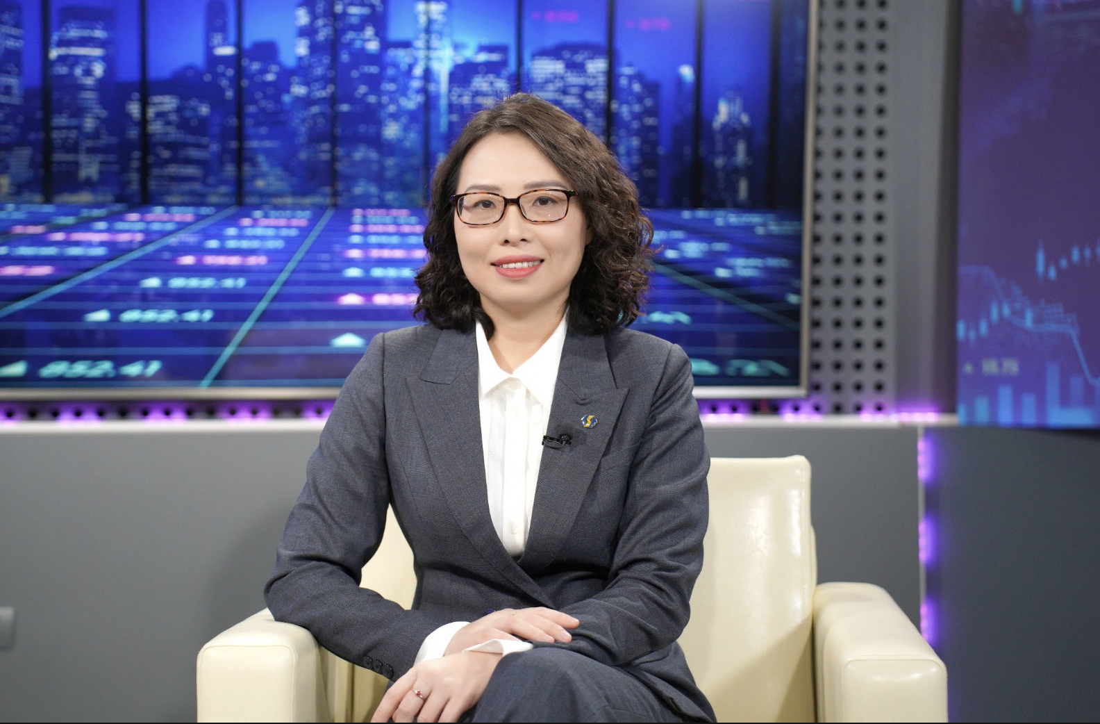 Bà Tạ Thanh Bình, Tổng Giám đốc Tổng Công ty Lưu ký và Bù trừ Chứng khoán Việt Nam (VSDC). 