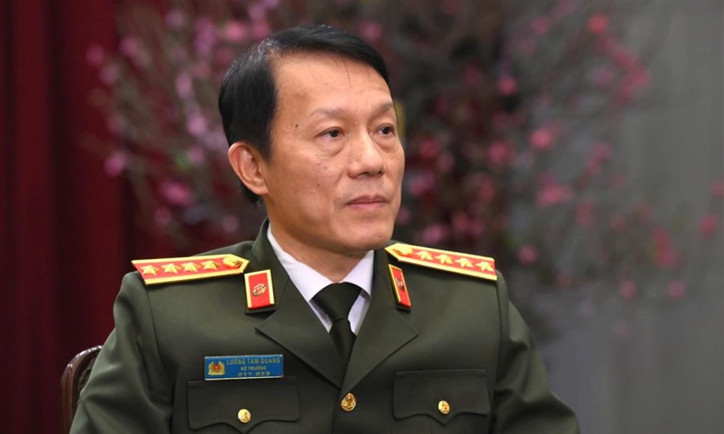 Đại tướng Lương Tam Quang, Ủy viên Bộ Chính trị, Bí thư Đảng ủy Công an Trung ương, Bộ trưởng Bộ Công an. Ảnh: Cổng thông tin điện tử Bộ Công an.