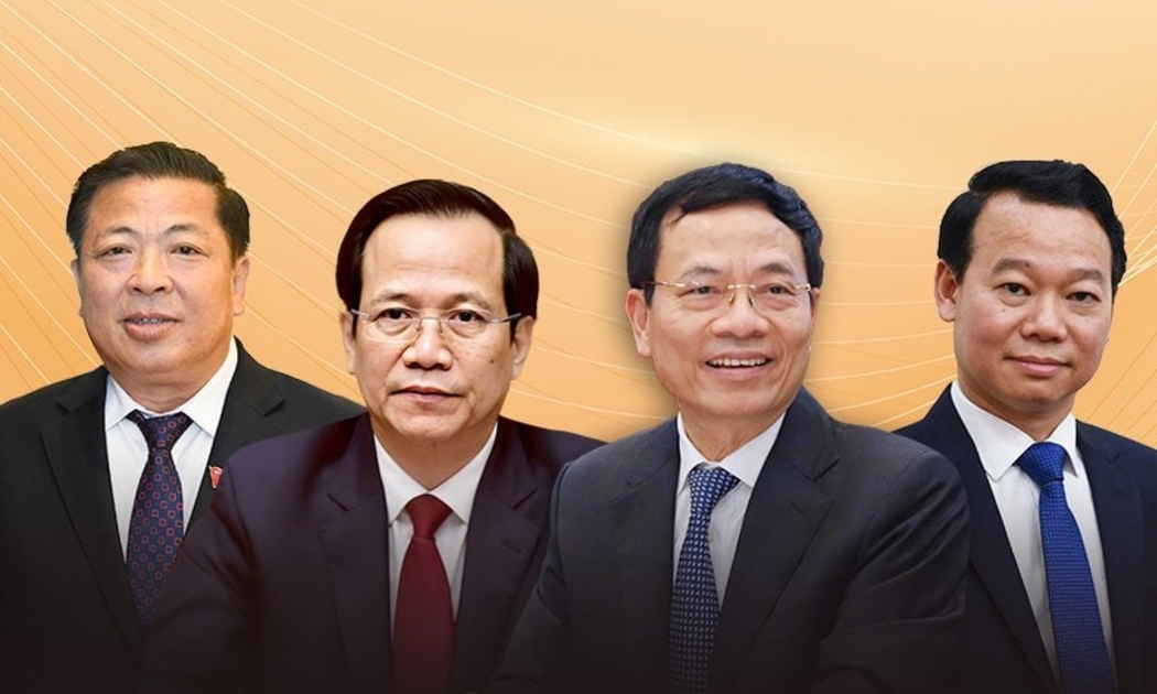 Quốc hội đã thông qua Nghị quyết phê chuẩn bổ nhiệm 4 bộ trưởng của 4 bộ mới thành lập sau sắp xếp, hợp nhất.
